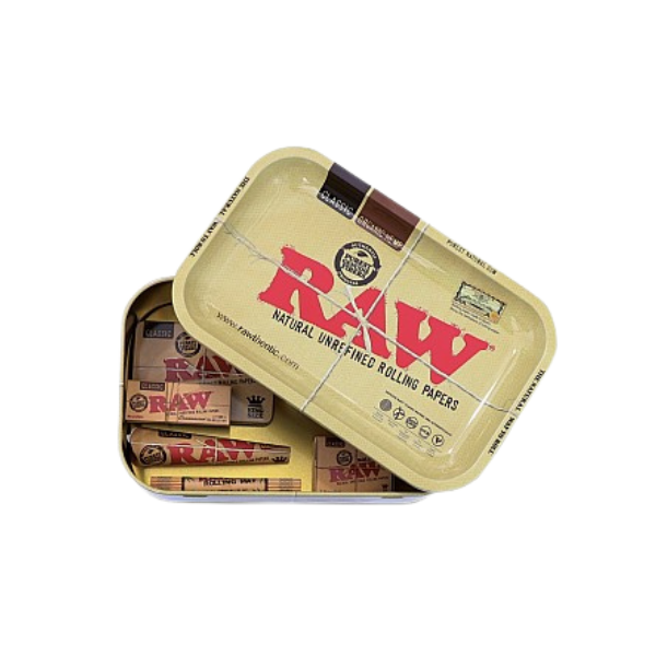 Rolling Trays / Small Tin Storage Case